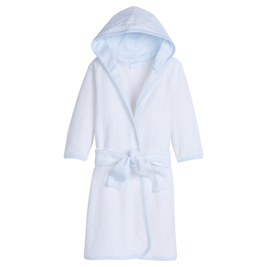 Signature Stripe Robe - Light Blue