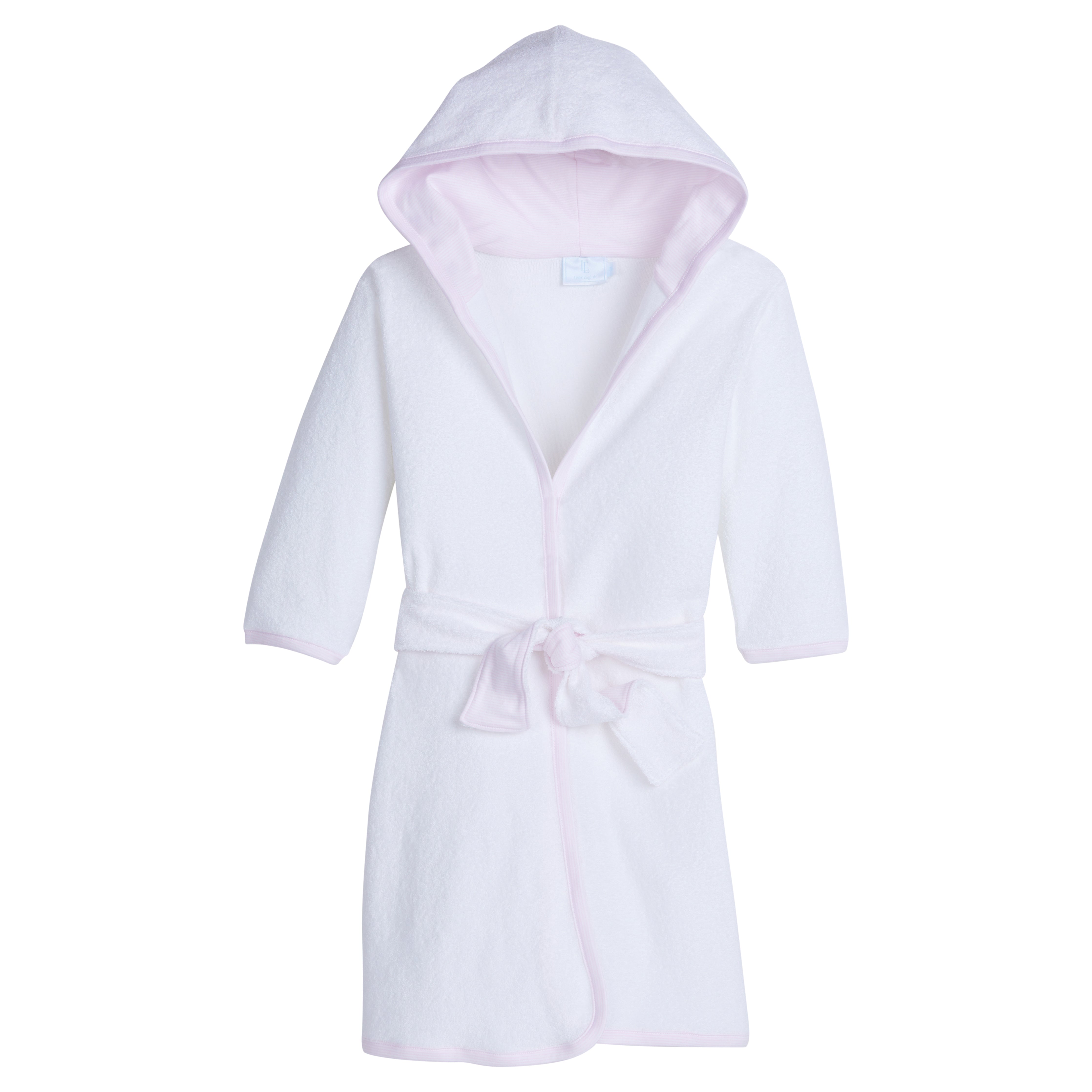 Little English Signature Stripe Robe - Light Pink