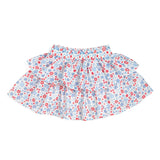 Sweet Wink Patriotic Floral Skort