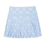 Sweet Wink Sky Blue Bow Trellis Athletic Skort