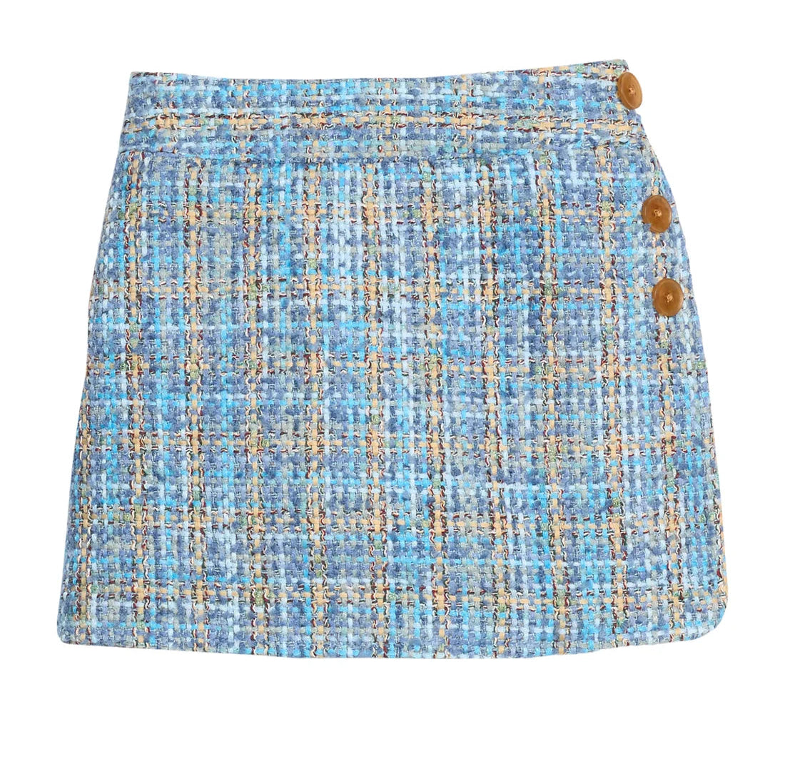 Bisby Mini Skort- Turin Tweed