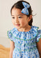 Pepa London Olivia Floral Smocked Ruffle Collar Dress