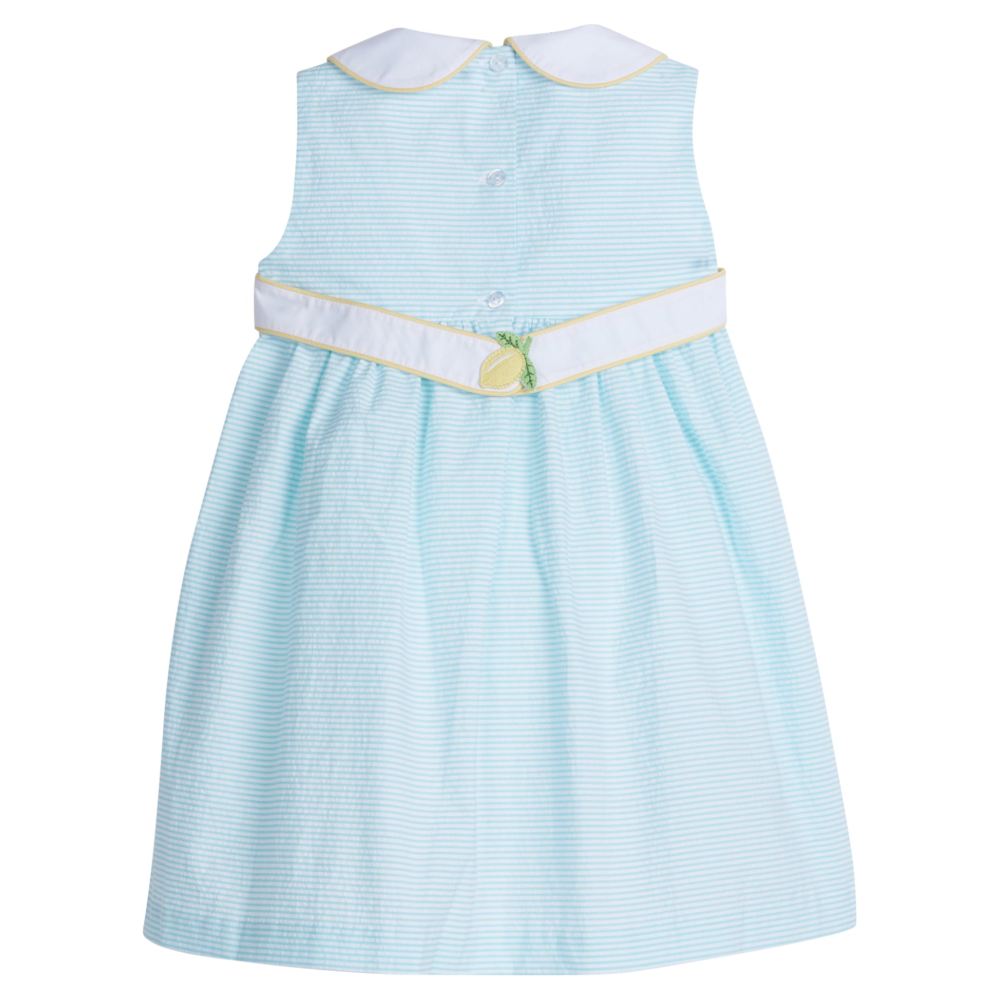 Little English Sleeveless Charlotte Dress- Lemons