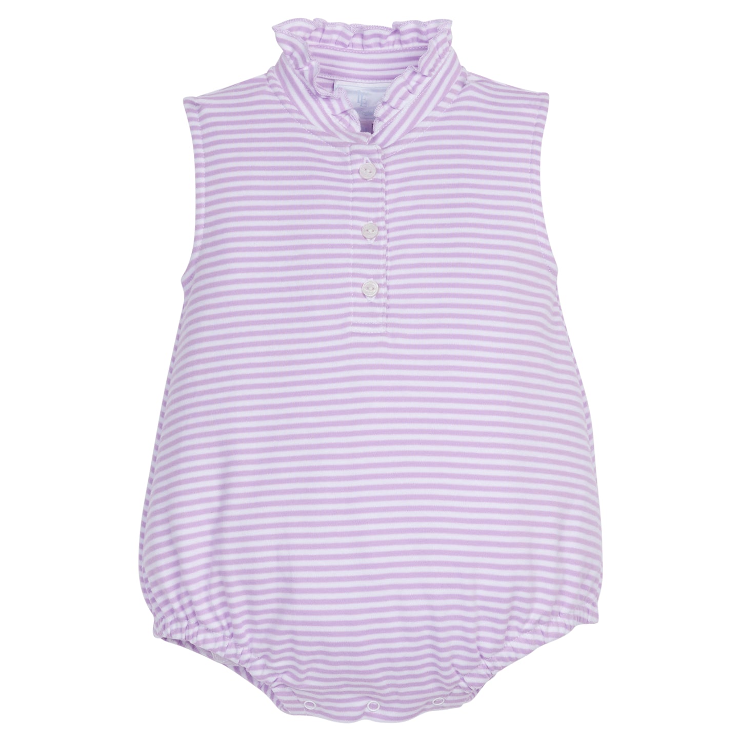 Little English Sleeveless Hastings Bubble- Lavender Stripe