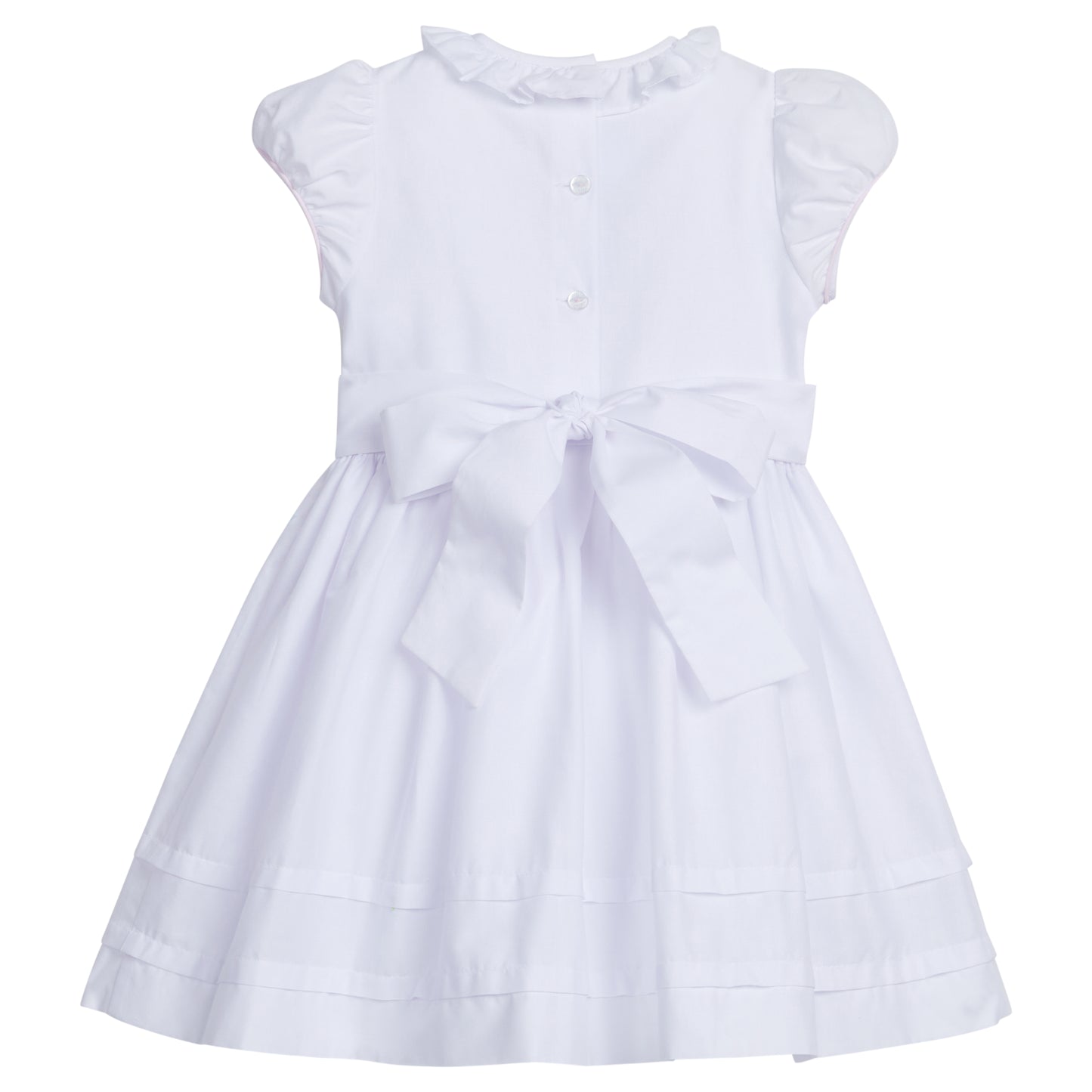 Little English Smocked Claiborne Dress- Rosebuds