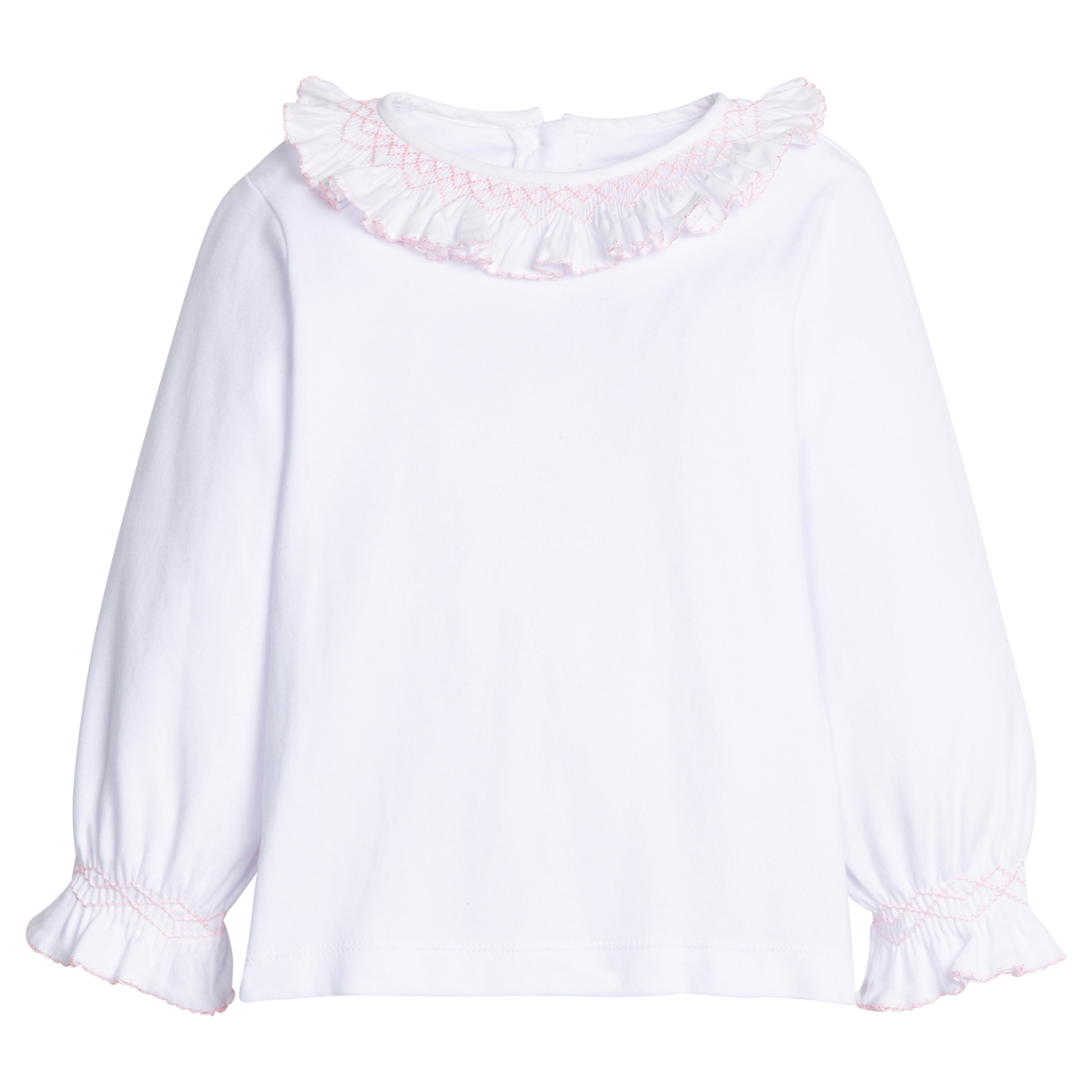 Little English Pink Smocked Madeline Blouse
