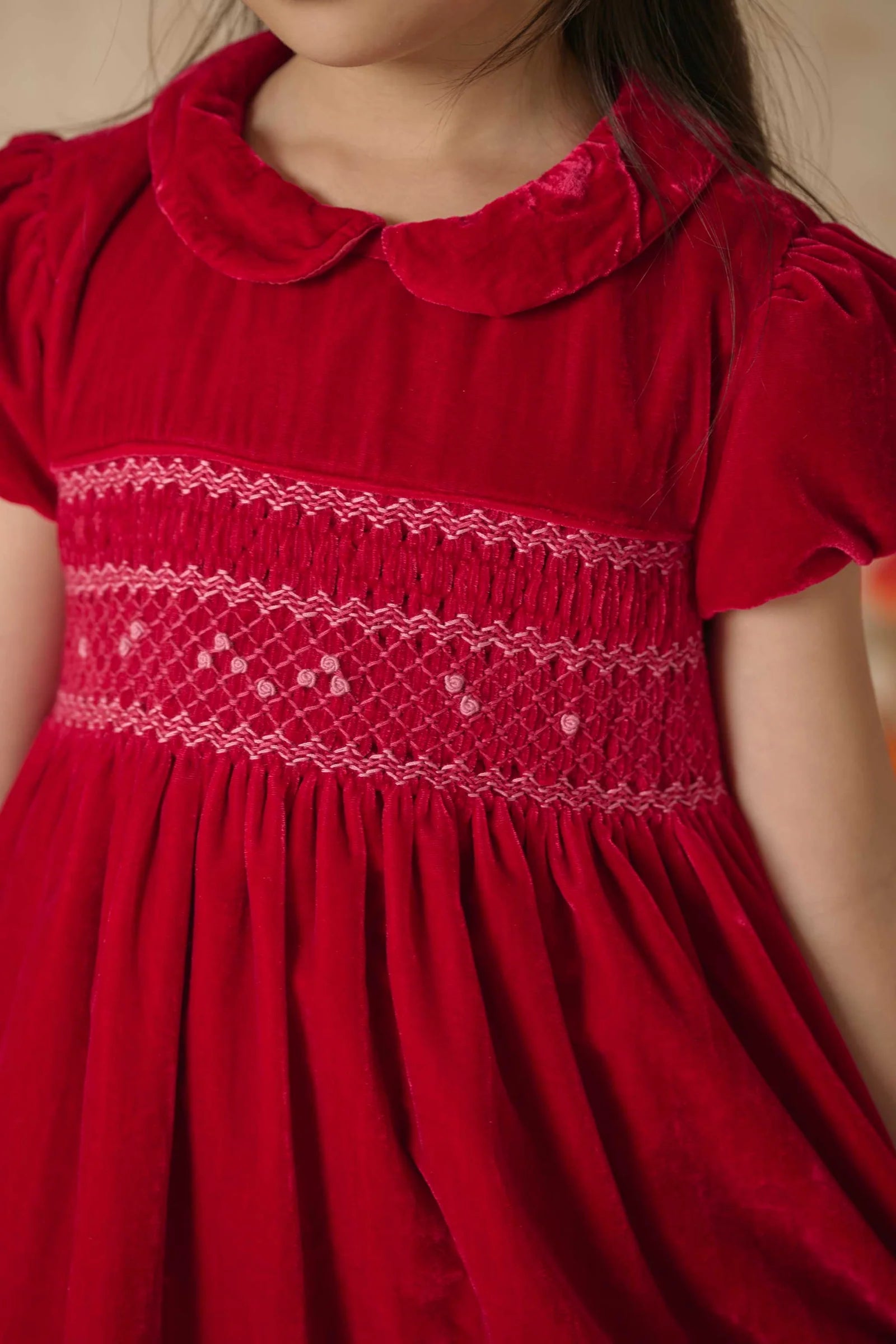 Question Everything Solange Hand Smocked Dress