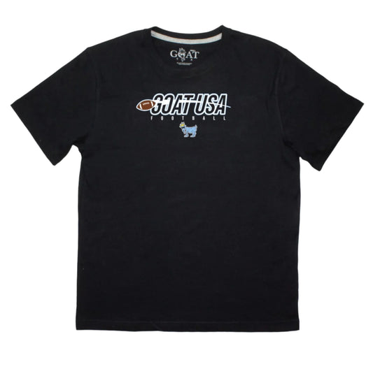 GOAT USA Showtime Football T-Shirt- Black