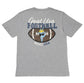 GOAT USA Game Time Football T-Shirt- Gray