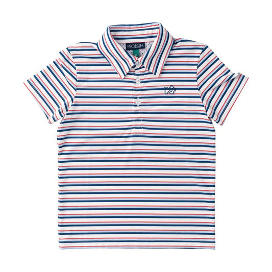 Prodoh Pro Performance Polo - Independence Day Stripe