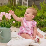 Louis Sunsuit- Red Windowpane