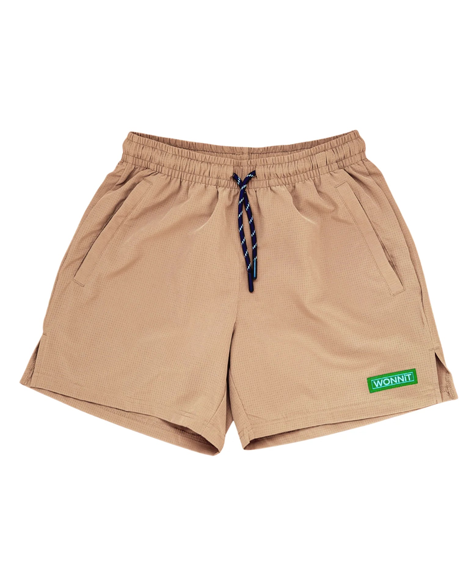 WONNiT Stay Classy Khaki Shorts