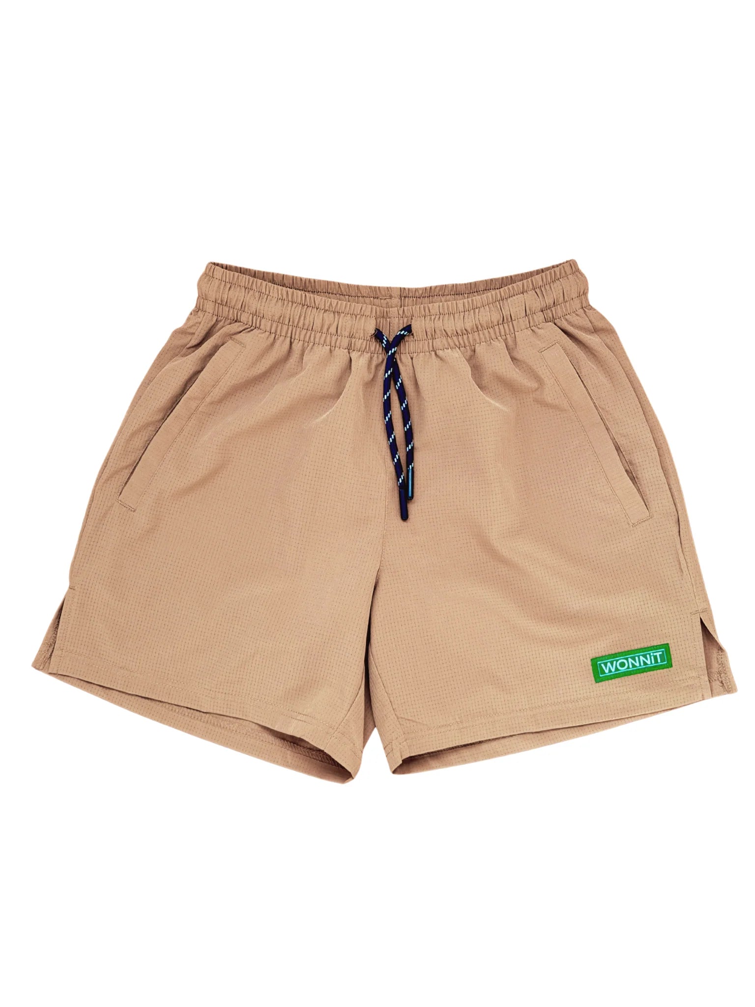 WONNiT Stay Classy Khaki Shorts