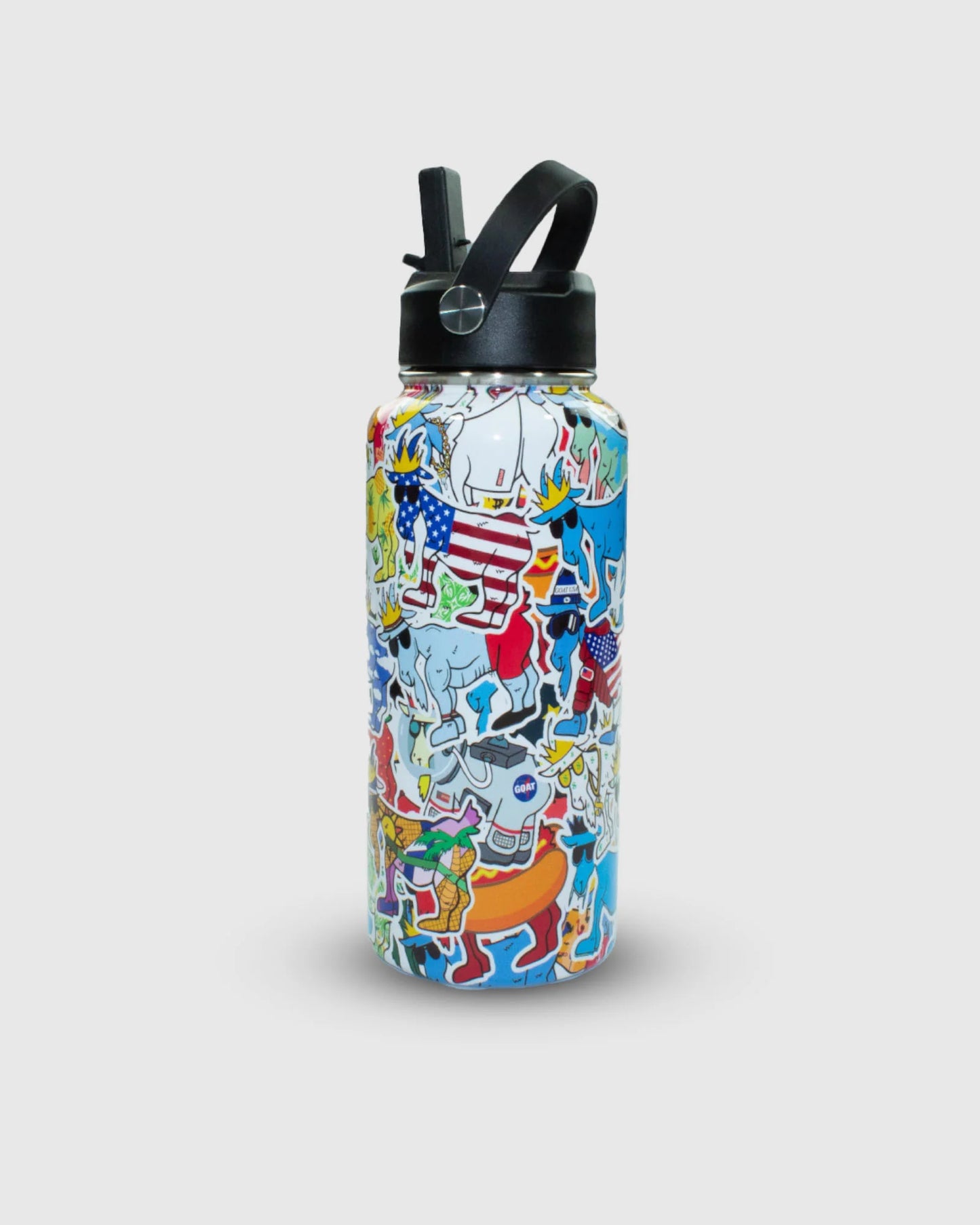 GOAT USA Sticker Wrap Water Bottle