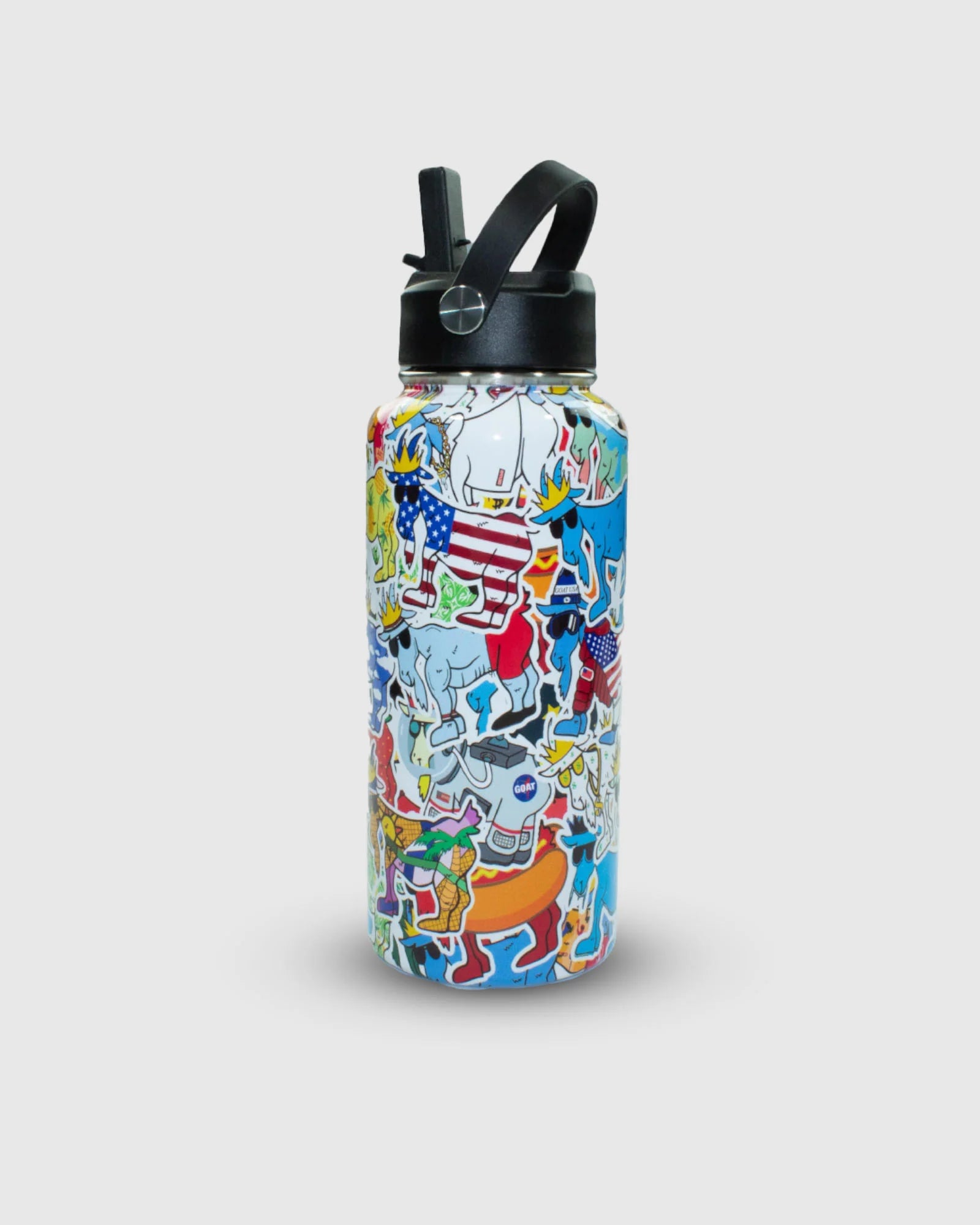 GOAT USA Sticker Wrap Water Bottle