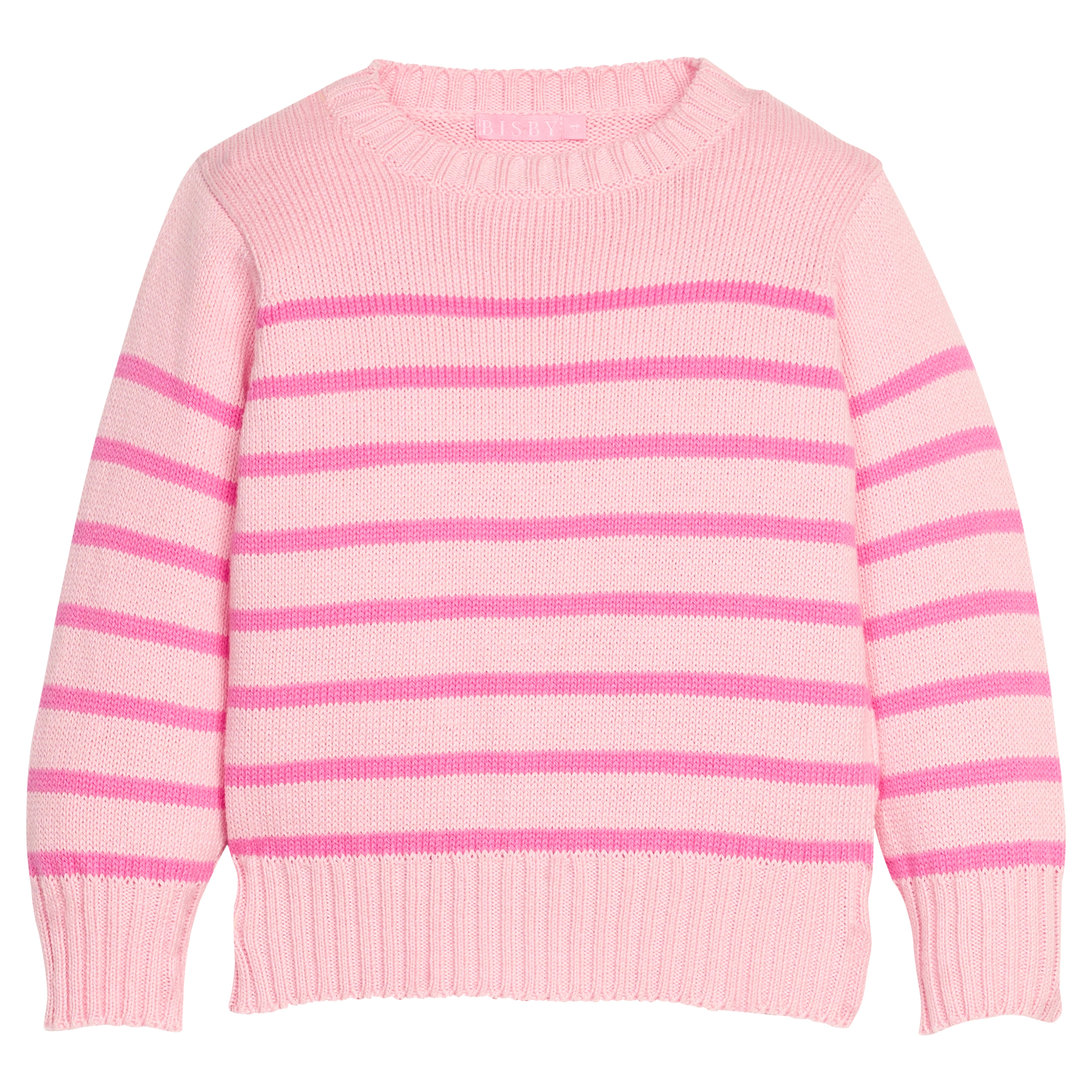 BISBY Striped Sweater- Pink