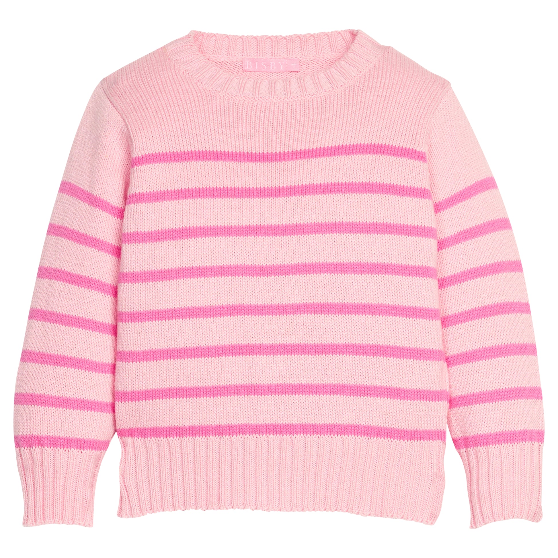 BISBY Striped Sweater- Pink
