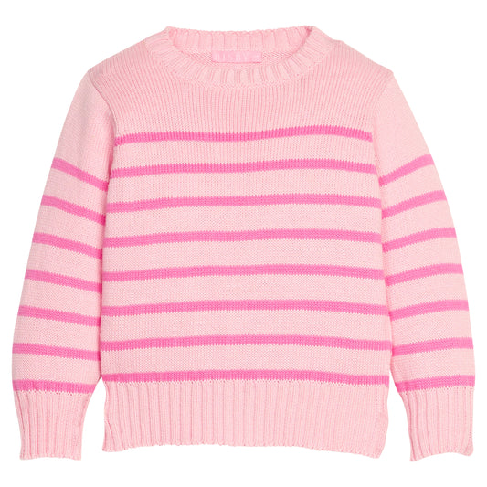 BISBY Striped Sweater- Pink