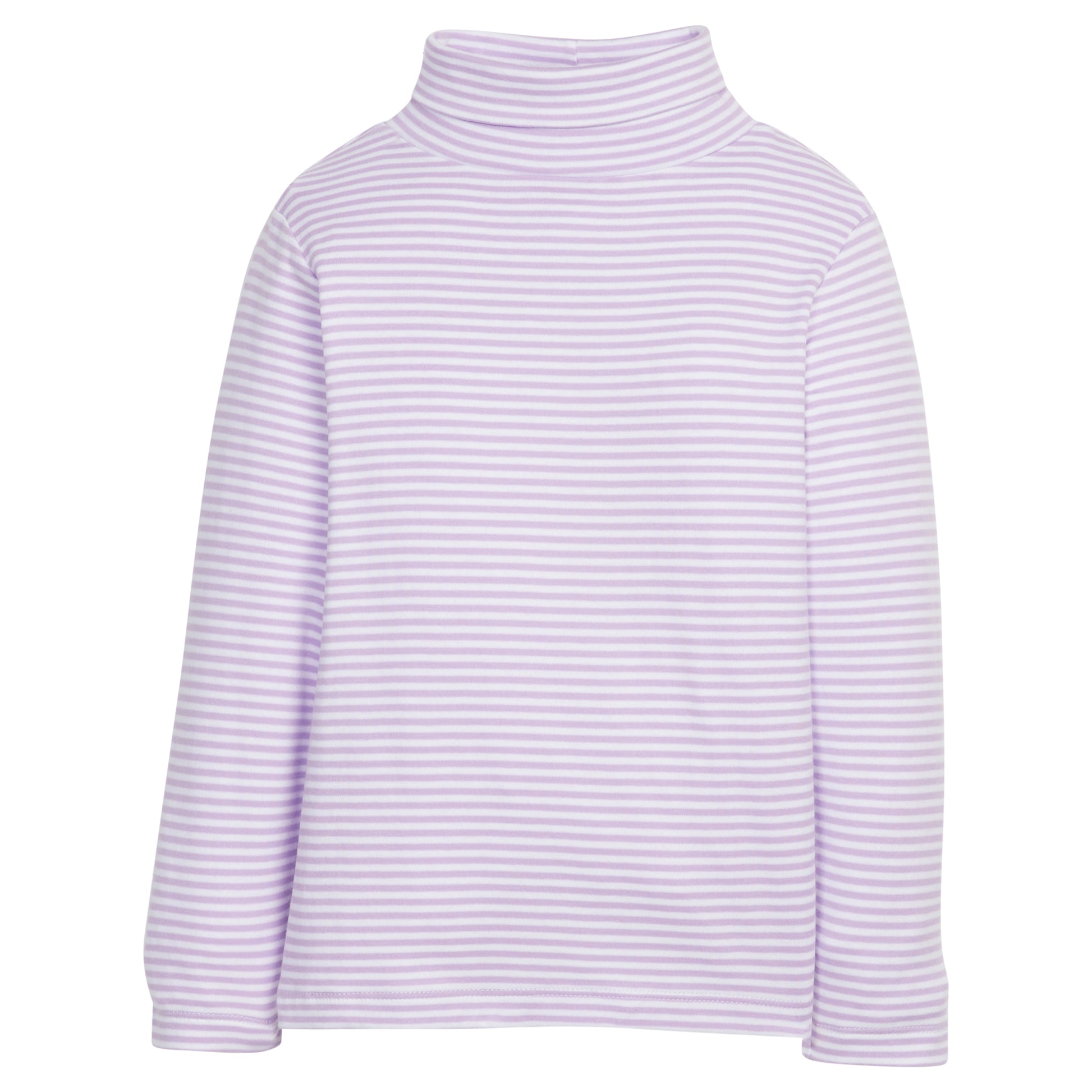 Little English Striped Turtleneck - Lavender