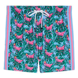 FlaminGoat AOP Mesh Shorts- Carolina Blue for kids
