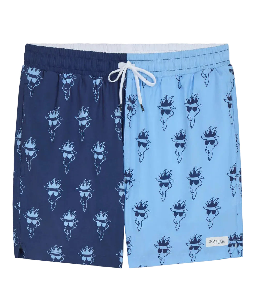 GOAT USA Navy Printed Bathing Suit