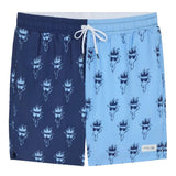 GOAT USA Navy Printed Bathing Suit