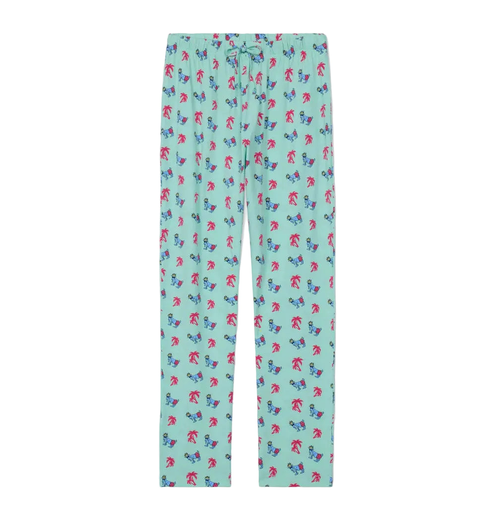 GOAT USA Kids Mint Palm Tree Pajama Pants