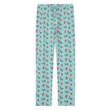 GOAT USA Kids Mint Palm Tree Pajama Pants