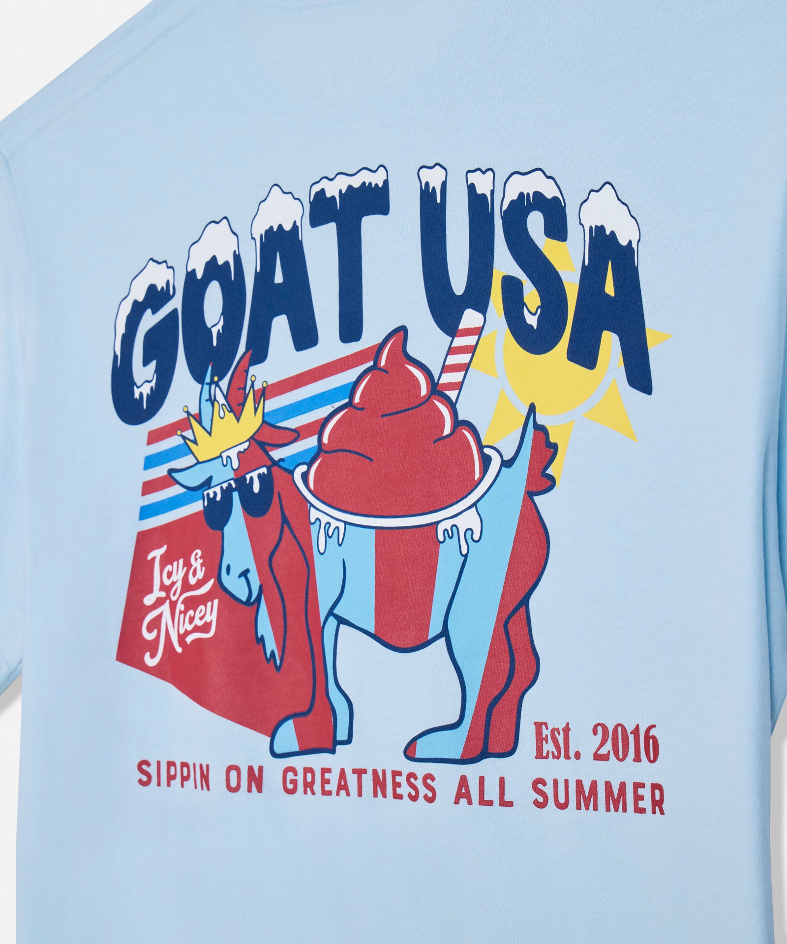 GOAT USA Slushy T-Shirt - Delicate Blue