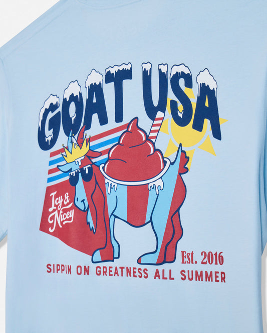 GOAT USA Slushy T-Shirt - Delicate Blue
