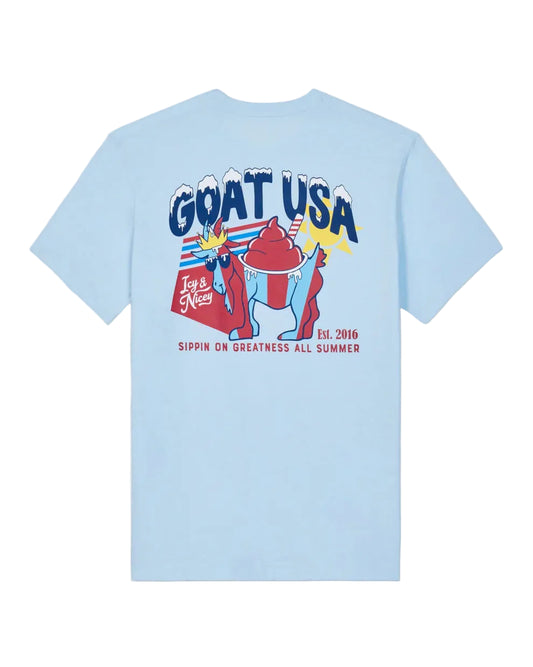GOAT USA Slushy T-Shirt - Delicate Blue