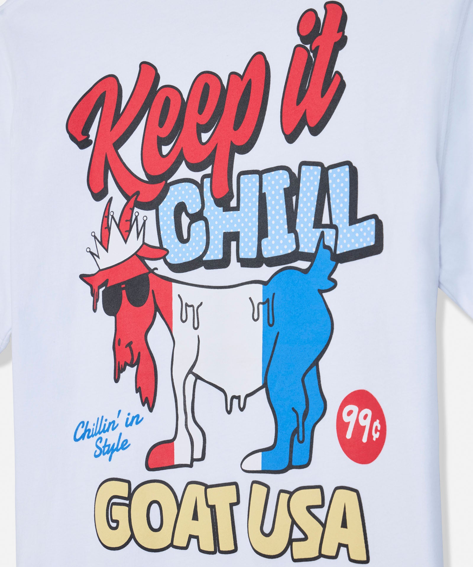 GOAT USA Keep It Chill T-Shirt - White