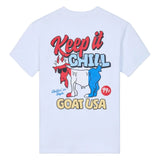 GOAT USA Keep It Chill T-Shirt - White