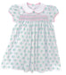 James and Lottie Christmas Tree Sutton Smocked Dress