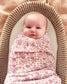 Muslin Swaddle- Rose Garden