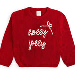 Sweet Wink Holly Jolly Bow Knit Sweater