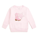 Sweet Wink Bandana Cowgirl Patch Western Sweatshirt