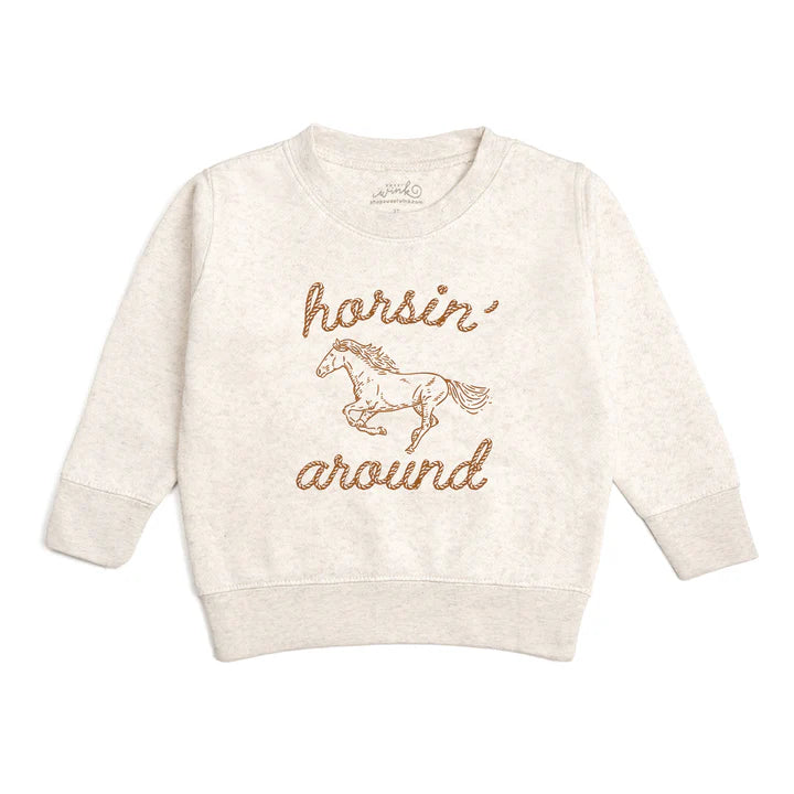 Sweet Wink Horsin' Around Western Sweatshirt