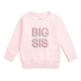 Sweet Wink Big Sis Embroidered Patch Sweatshirt- Ballet