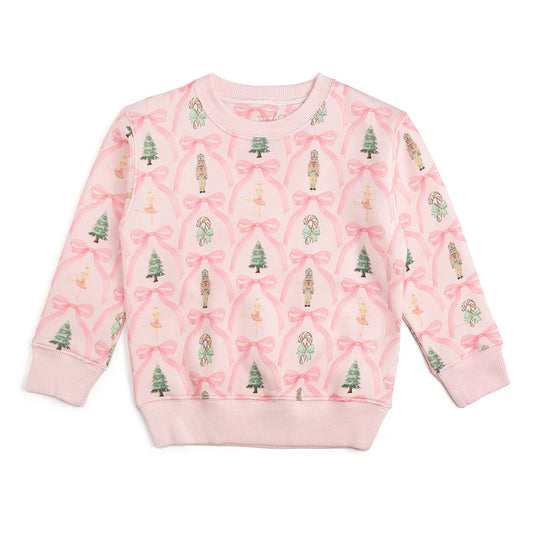 Sweet Wink Nutcracker Trellis Christmas Sweatshirt
