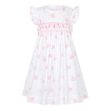 Nellapima Sweetheart Woven Smocked Dress