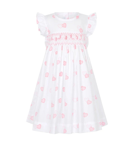 Nellapima Sweetheart Woven Smocked Dress