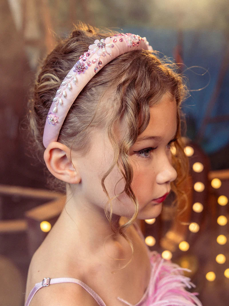 Tutu Du Monde Opening Night Headband- Satin Bow 