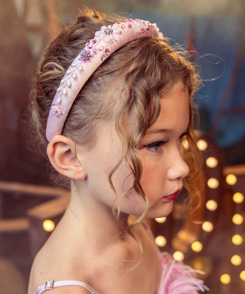 Tutu Du Monde Opening Night Headband- Satin Bow 