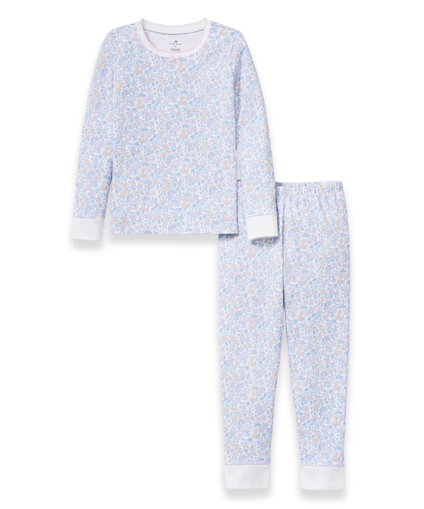 Petite Plume Fleur Blanche Snug Fit Pajamas 