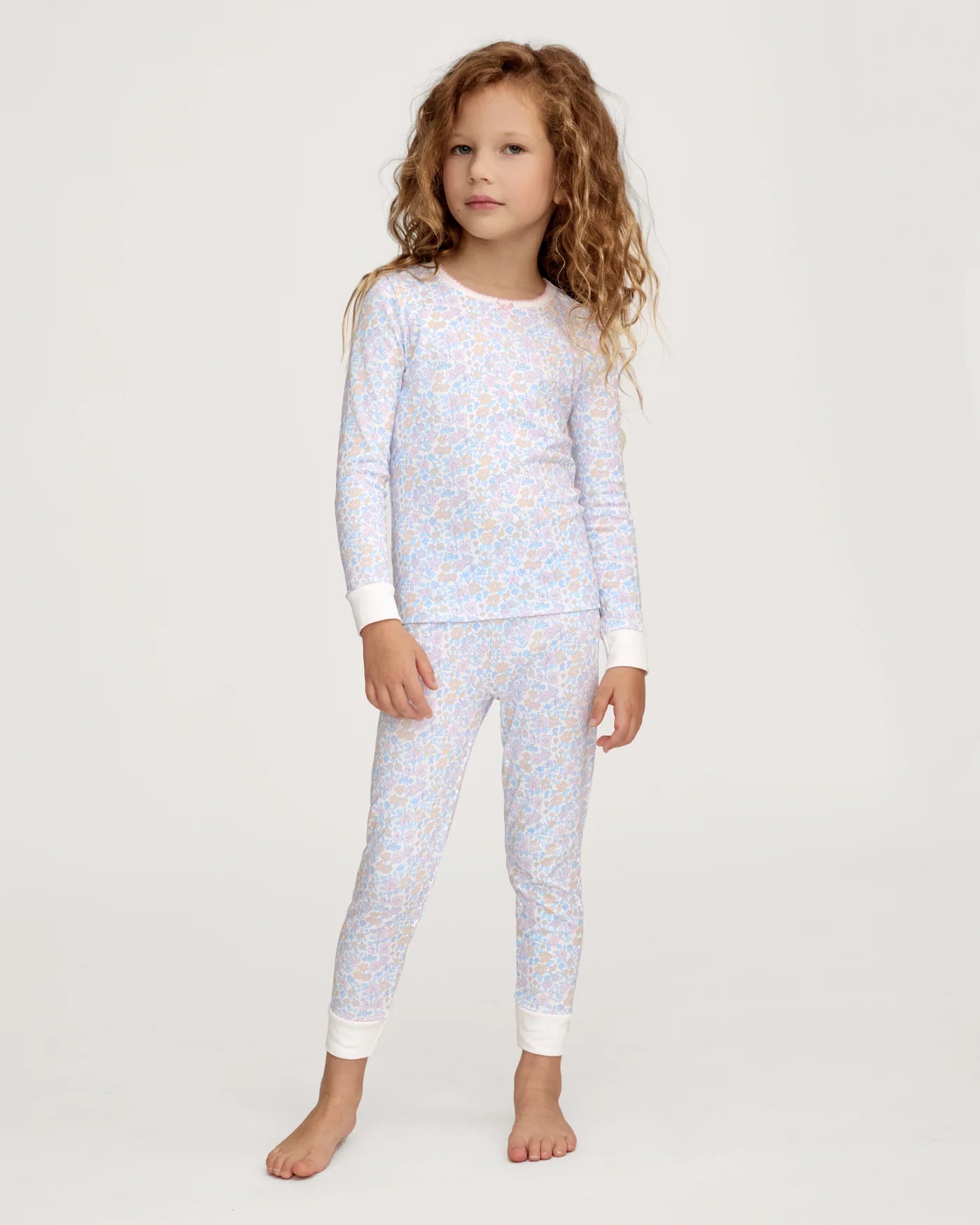 Petite Plume Fleur Blanche Snug Fit Pajamas 