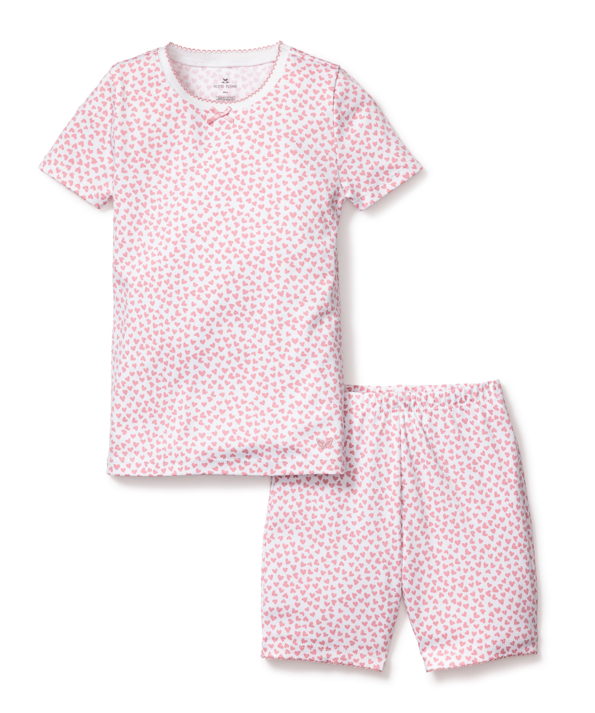 Petite Plume Sweethearts Snug Fit Short Set