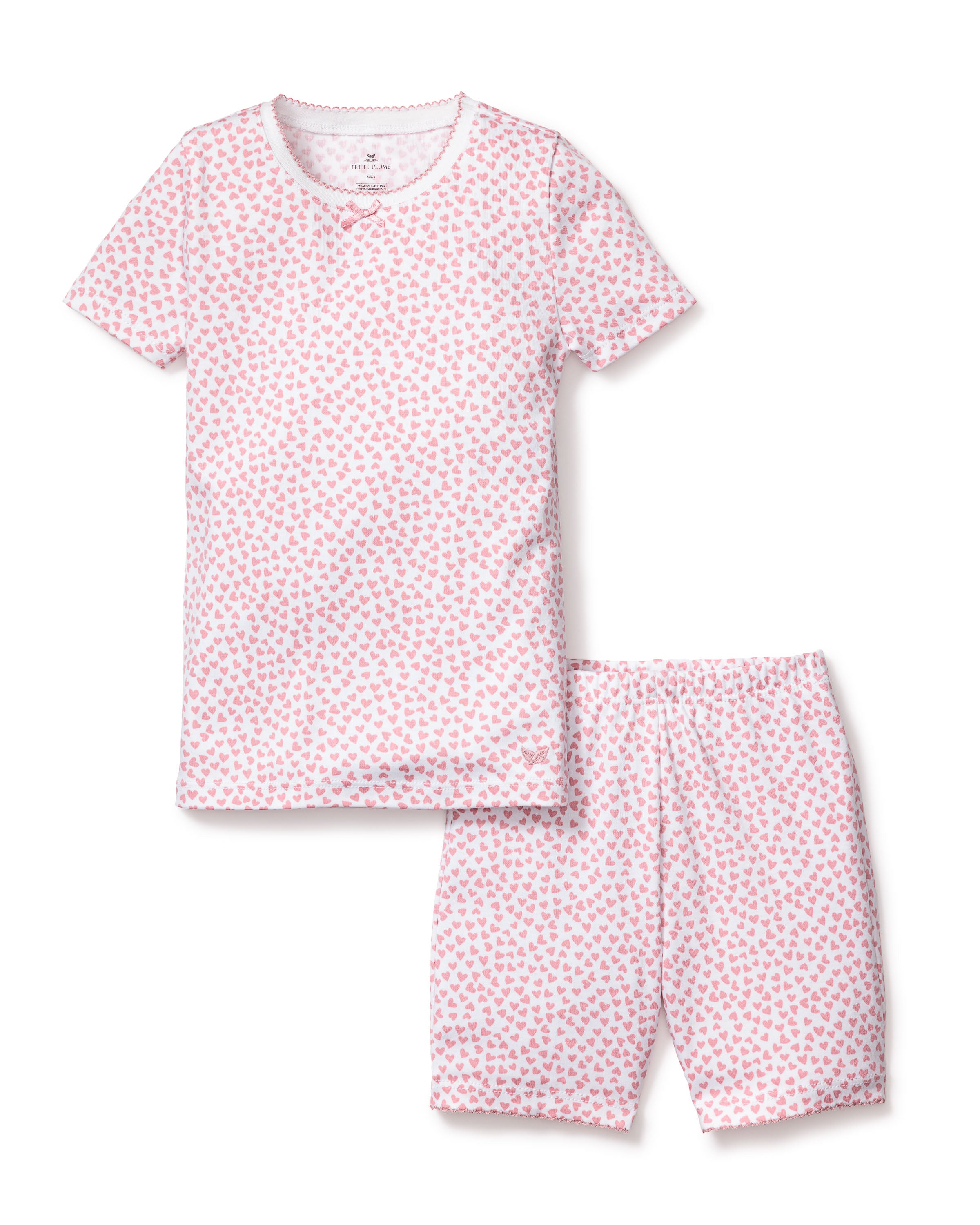 Petite Plume Sweethearts Snug Fit Short Set