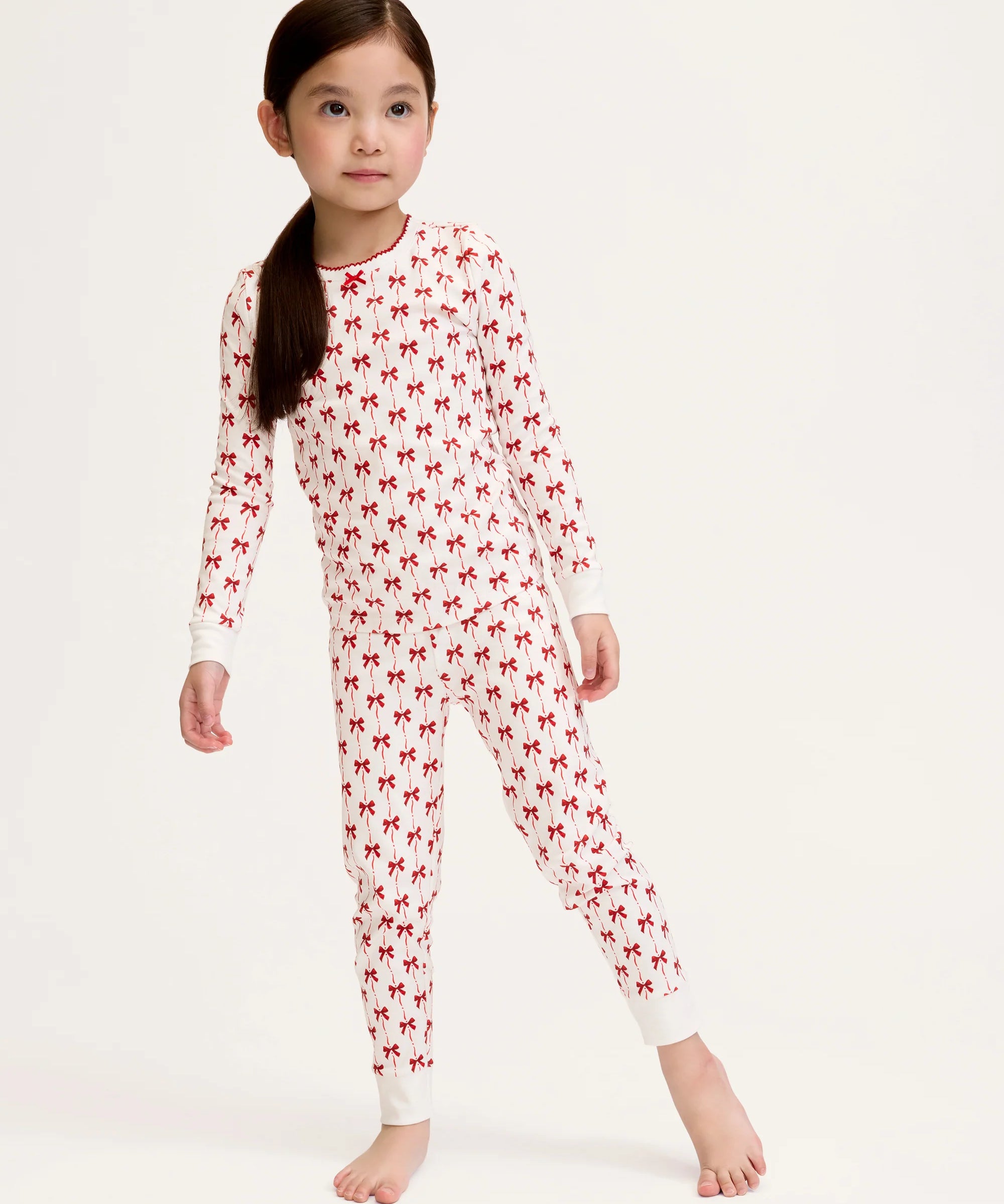 Petite Plume Blissful Bows Snug Fit Kids Pajamas