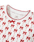 Petite Plume Blissful Red Bows Snug Fit Kids Pajamas